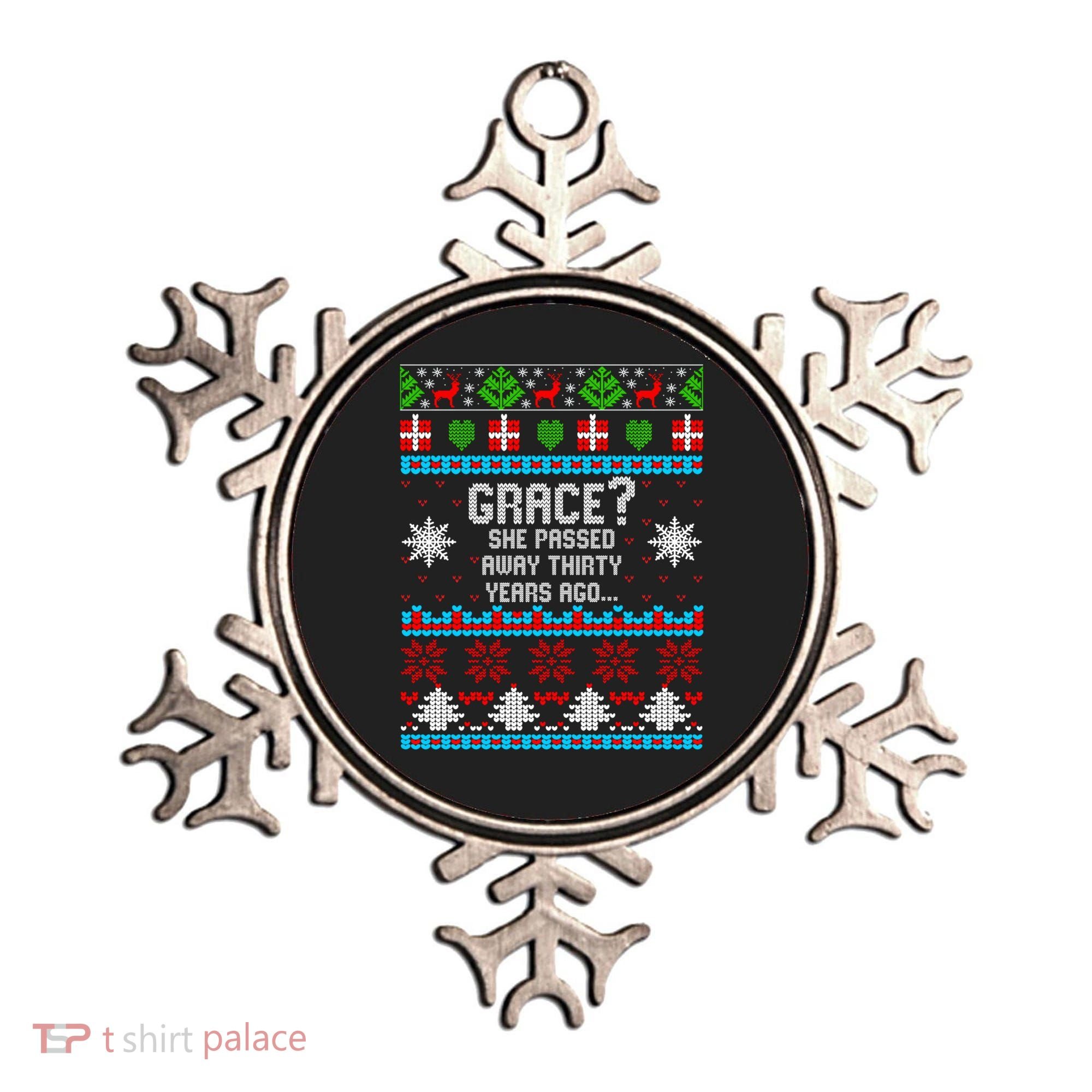 Christmas Family Winter Vacation Ugly Sweater Style Ornament
