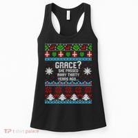 Christmas Family Winter Vacation Ugly Sweater Style Women's Tank Top thumb 0