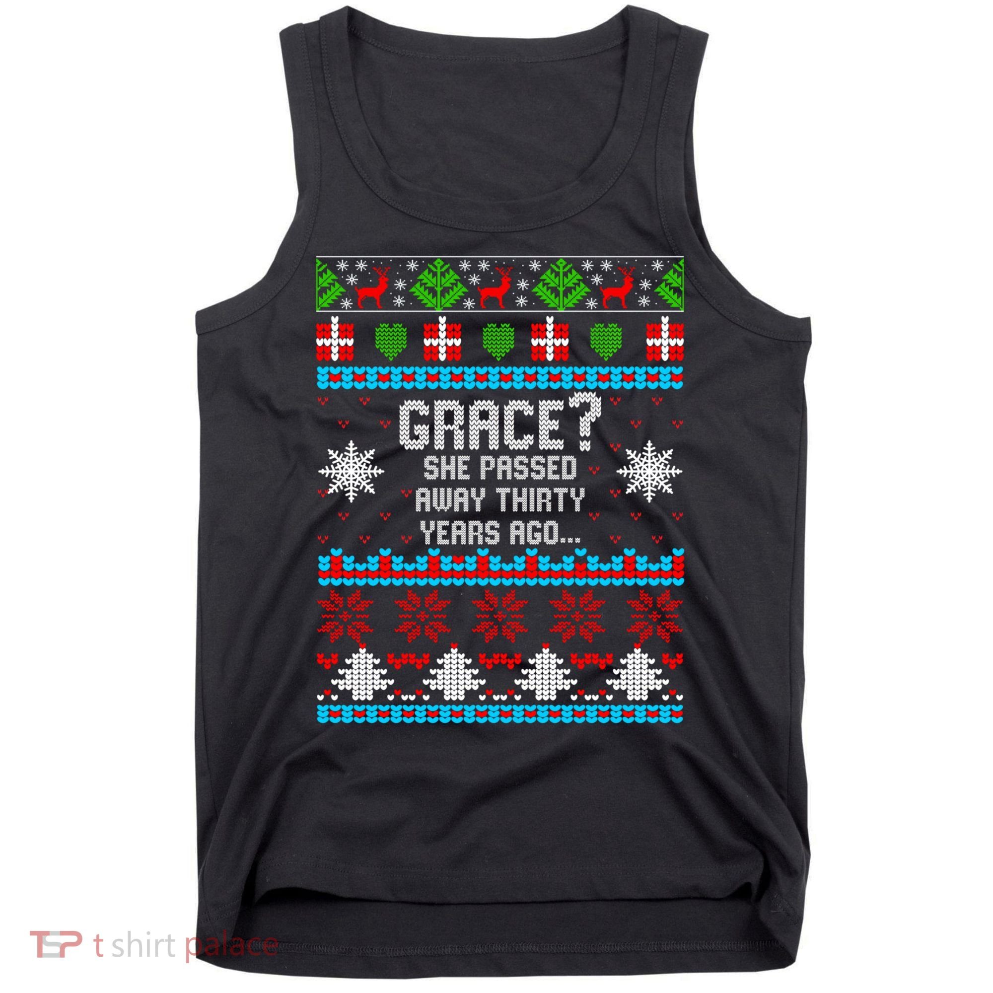 Christmas Family Winter Vacation Ugly Sweater Style Tank Top