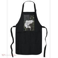 Camouflage Flag Walleye Fishing Angler Apron thumb 0