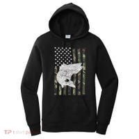 Camouflage Flag Walleye Fishing Angler Women's Hoodie thumb 0