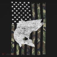 Camouflage Flag Walleye Fishing Angler Women's Hoodie thumb 2