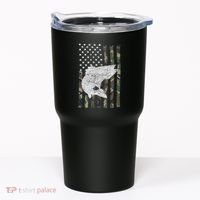 Camouflage Flag Walleye Fishing Angler Tumbler thumb 0