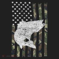 Camouflage Flag Walleye Fishing Angler Tumbler thumb 3