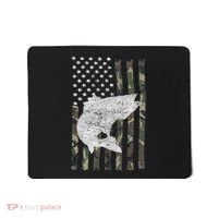Camouflage Flag Walleye Fishing Angler Mousepad thumb 0