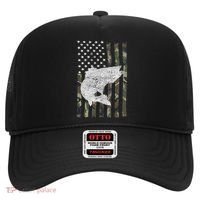 Camouflage Flag Walleye Fishing Angler Hat thumb 0
