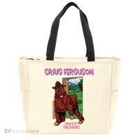Craig Ferguson WhoS At The Door Tote Bag thumb 0
