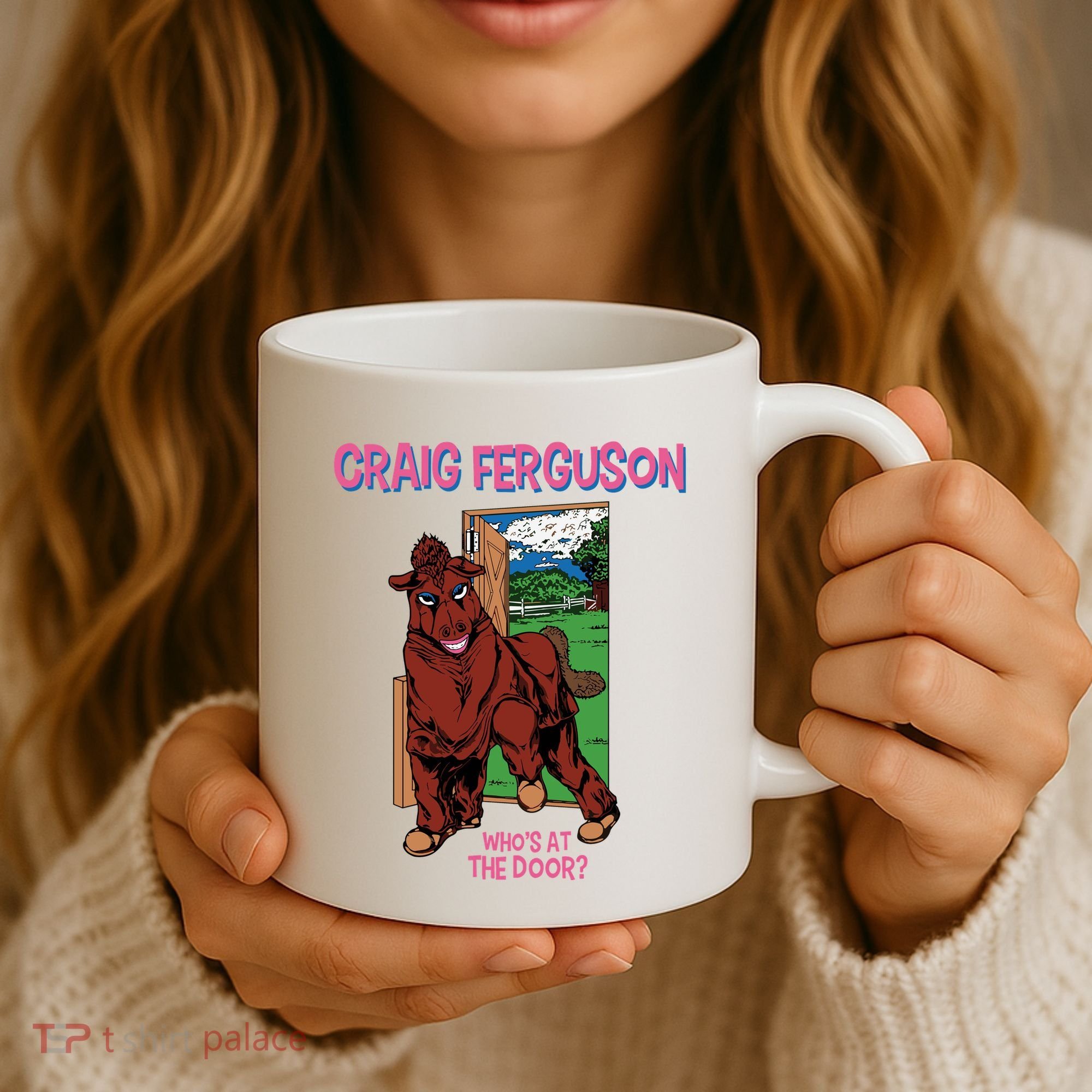 Craig Ferguson WhoS At The Door Coffee Mug