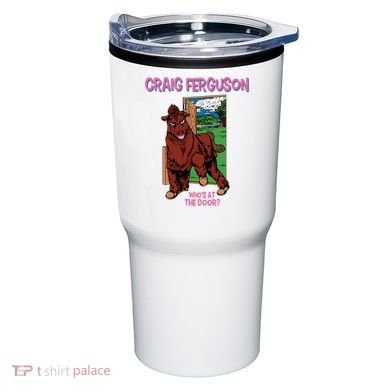 Craig Ferguson WhoS At The Door Tumbler