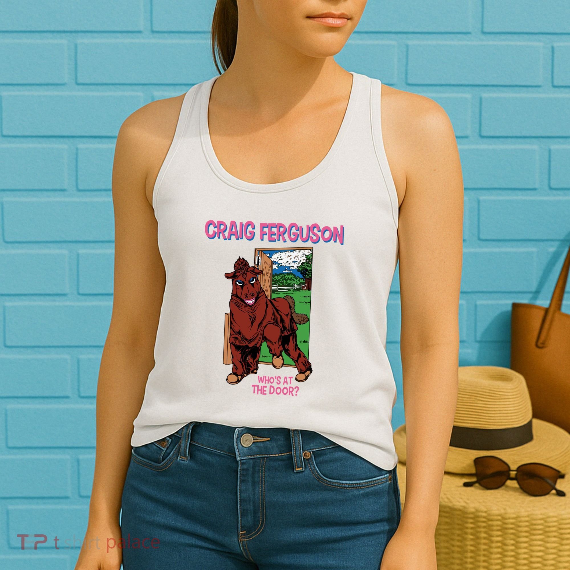 Craig Ferguson WhoS At The Door Women's Tank Top