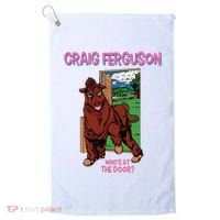 Craig Ferguson WhoS At The Door Golf Towel thumb 0