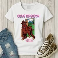 Craig Ferguson WhoS At The Door Women's T-Shirt thumb 3