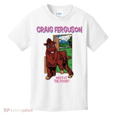Craig Ferguson WhoS At The Door Kids T-Shirt