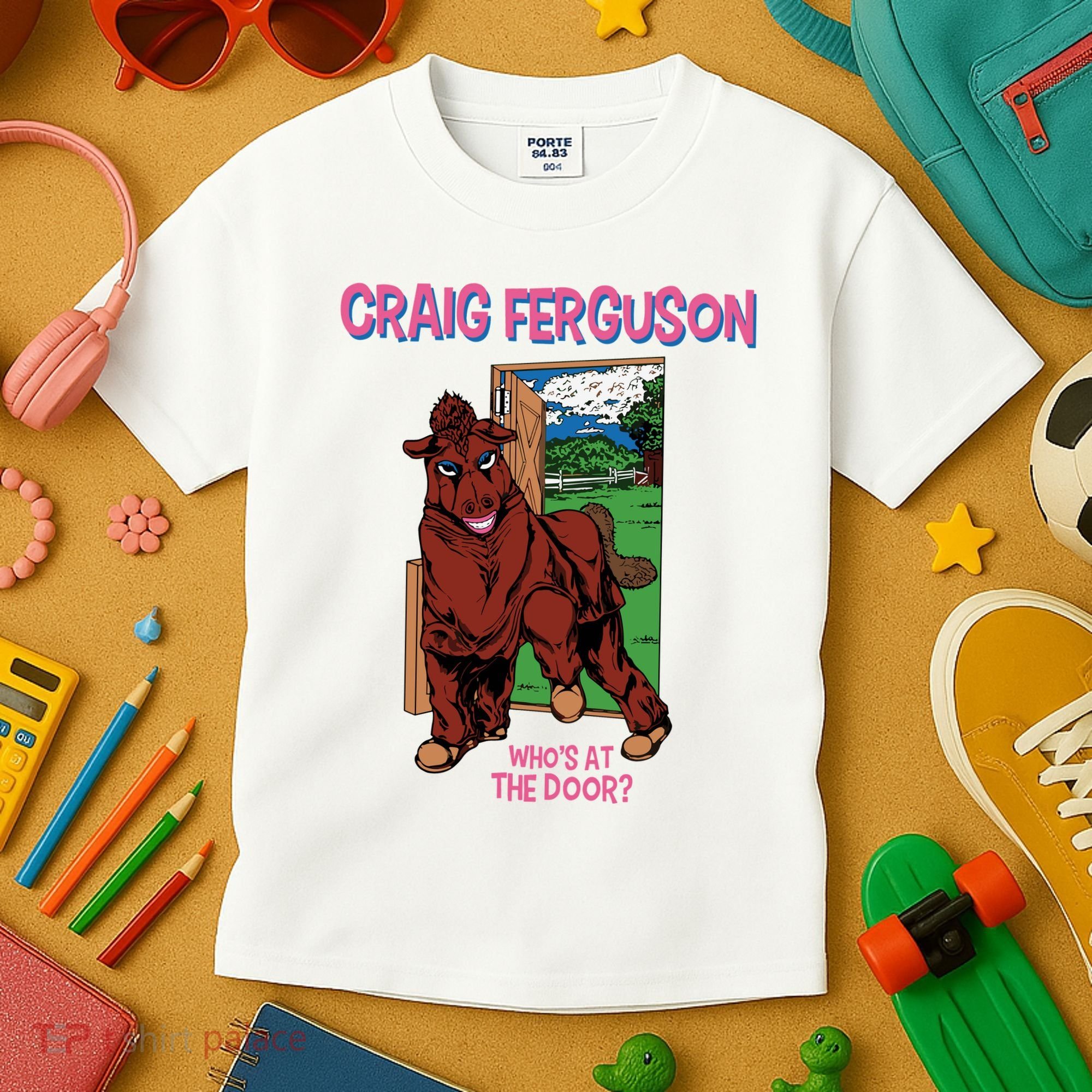 Craig Ferguson WhoS At The Door Kids T-Shirt