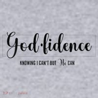 Christian For Women Godfidence Trust God Faith Gift Women's Sweatshirt thumb 2