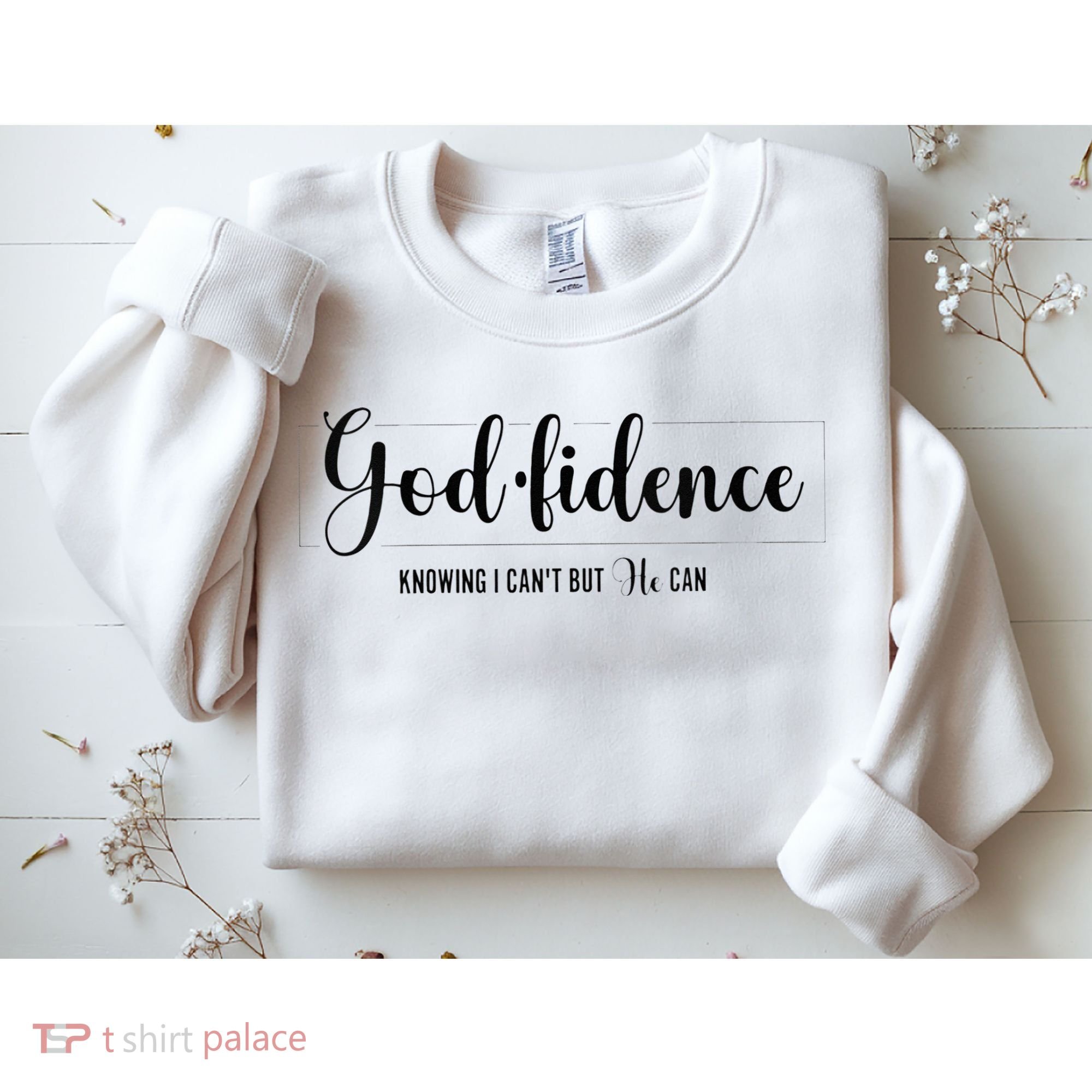 Christian For Women Godfidence Trust God Faith Gift Sweatshirt