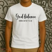 Christian For Women Godfidence Trust God Faith Gift T-Shirt thumb 3