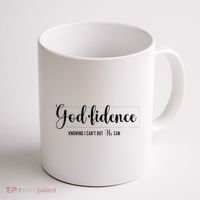 Christian For Women Godfidence Trust God Faith Gift Coffee Mug thumb 1