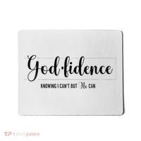 Christian For Women Godfidence Trust God Faith Gift Mousepad thumb 0
