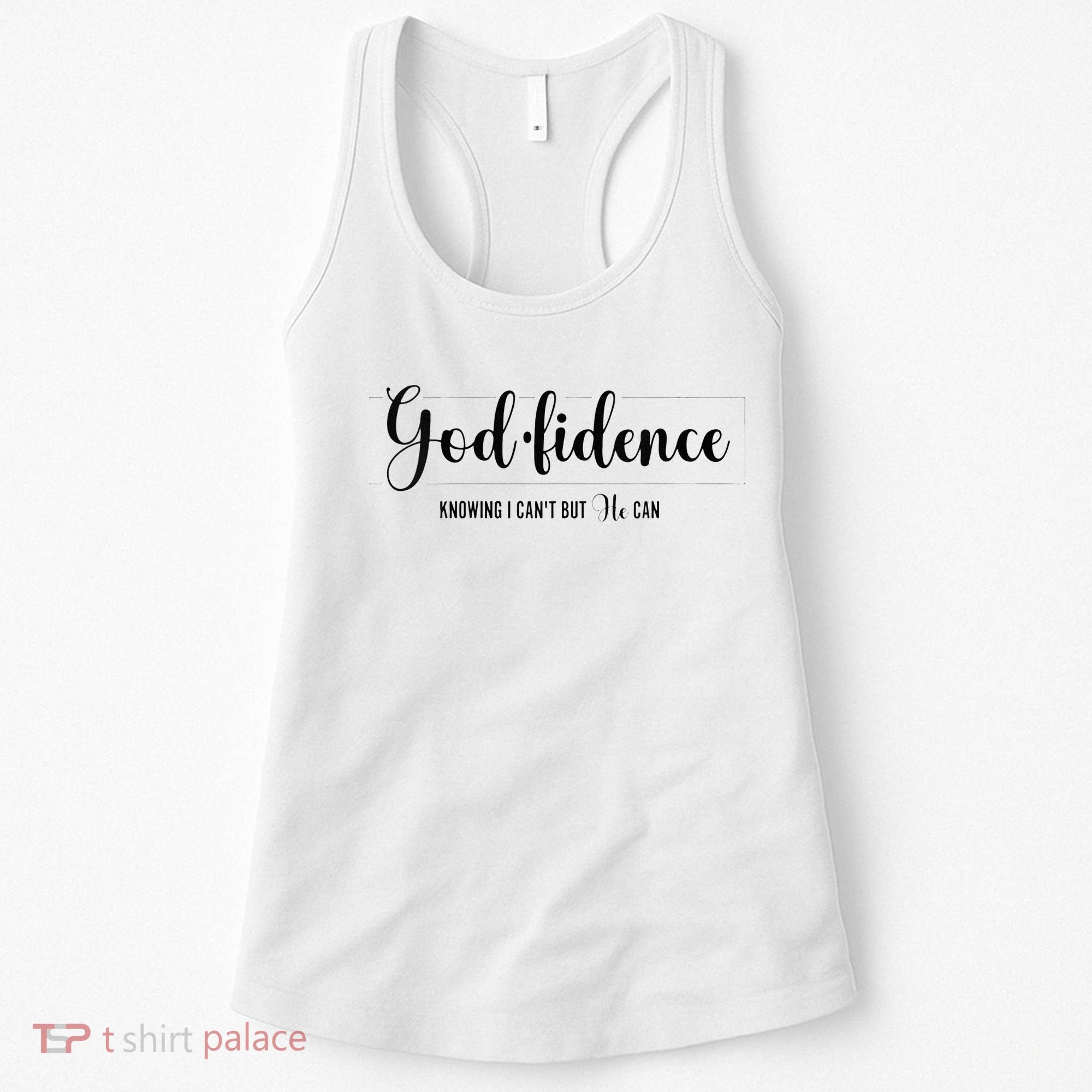 Christian For Women Godfidence Trust God Faith Gift Women's Tank Top