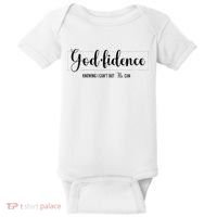 Christian For Women Godfidence Trust God Faith Gift Baby Bodysuit thumb 0