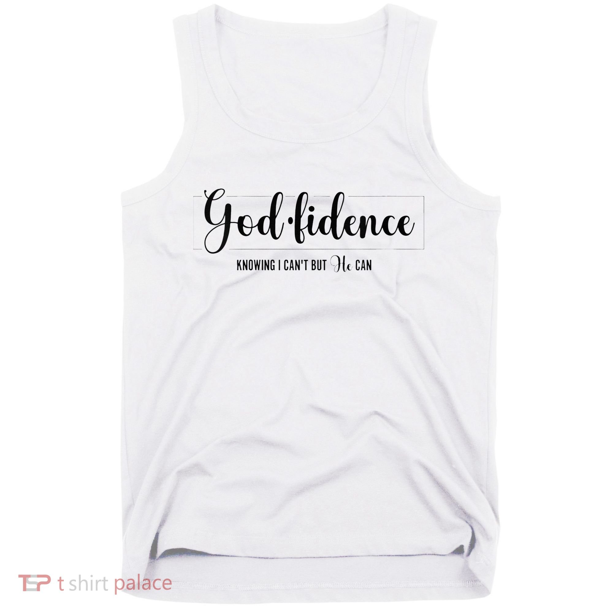 Christian For Women Godfidence Trust God Faith Gift Tank Top