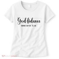 Christian For Women Godfidence Trust God Faith Gift Women's T-Shirt thumb 0