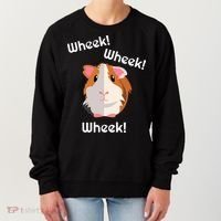 Cute Funny Wheek Guinea Pig Owner Cavy Lover Women's Sweatshirt thumb 0