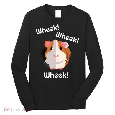 Cute Funny Wheek Guinea Pig Owner Cavy Lover Long Sleeve Shirt