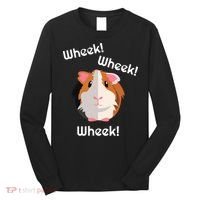 Cute Funny Wheek Guinea Pig Owner Cavy Lover Long Sleeve Shirt thumb 0