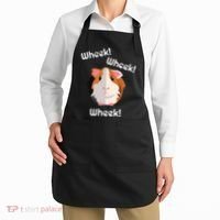 Cute Funny Wheek Guinea Pig Owner Cavy Lover Apron thumb 2