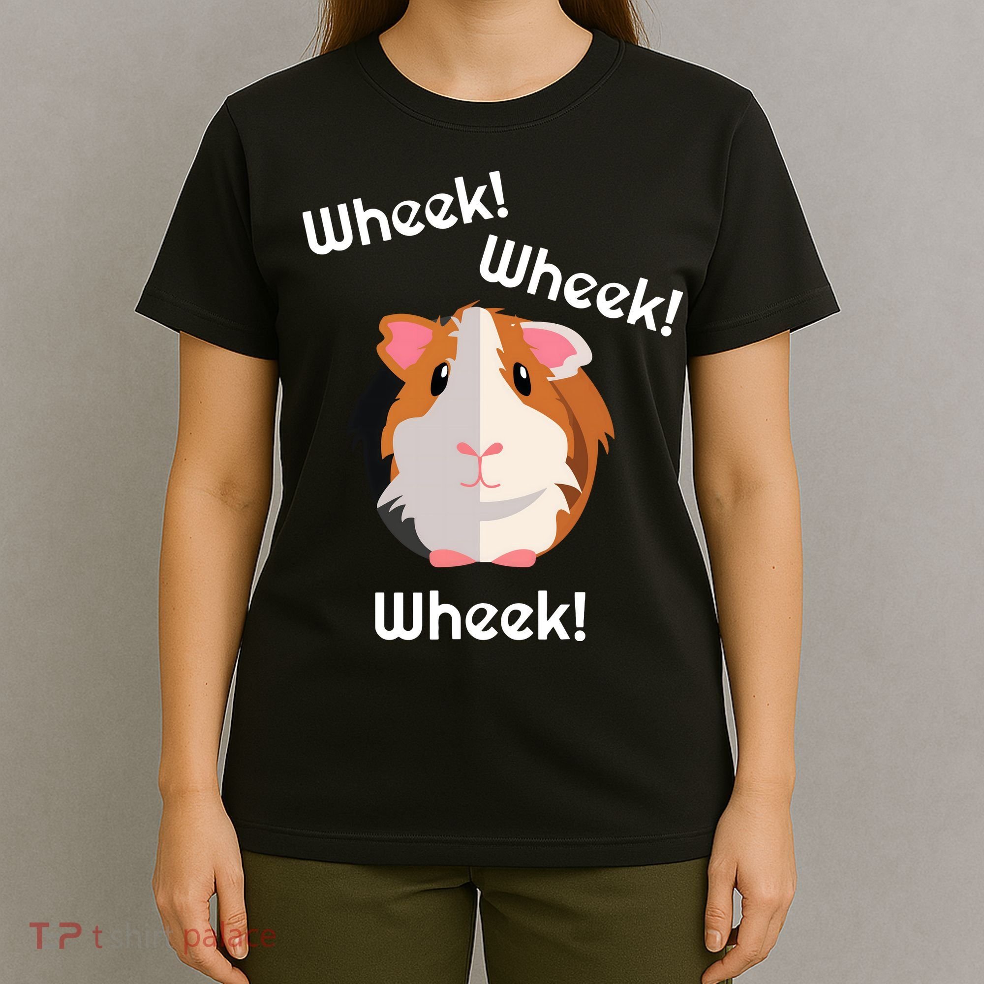 Cute Funny Wheek Guinea Pig Owner Cavy Lover T-Shirt