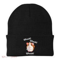 Cute Funny Wheek Guinea Pig Owner Cavy Lover Beanie thumb 0