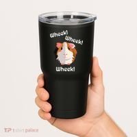 Cute Funny Wheek Guinea Pig Owner Cavy Lover Tumbler thumb 2