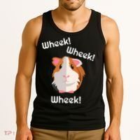 Cute Funny Wheek Guinea Pig Owner Cavy Lover Tank Top thumb 3