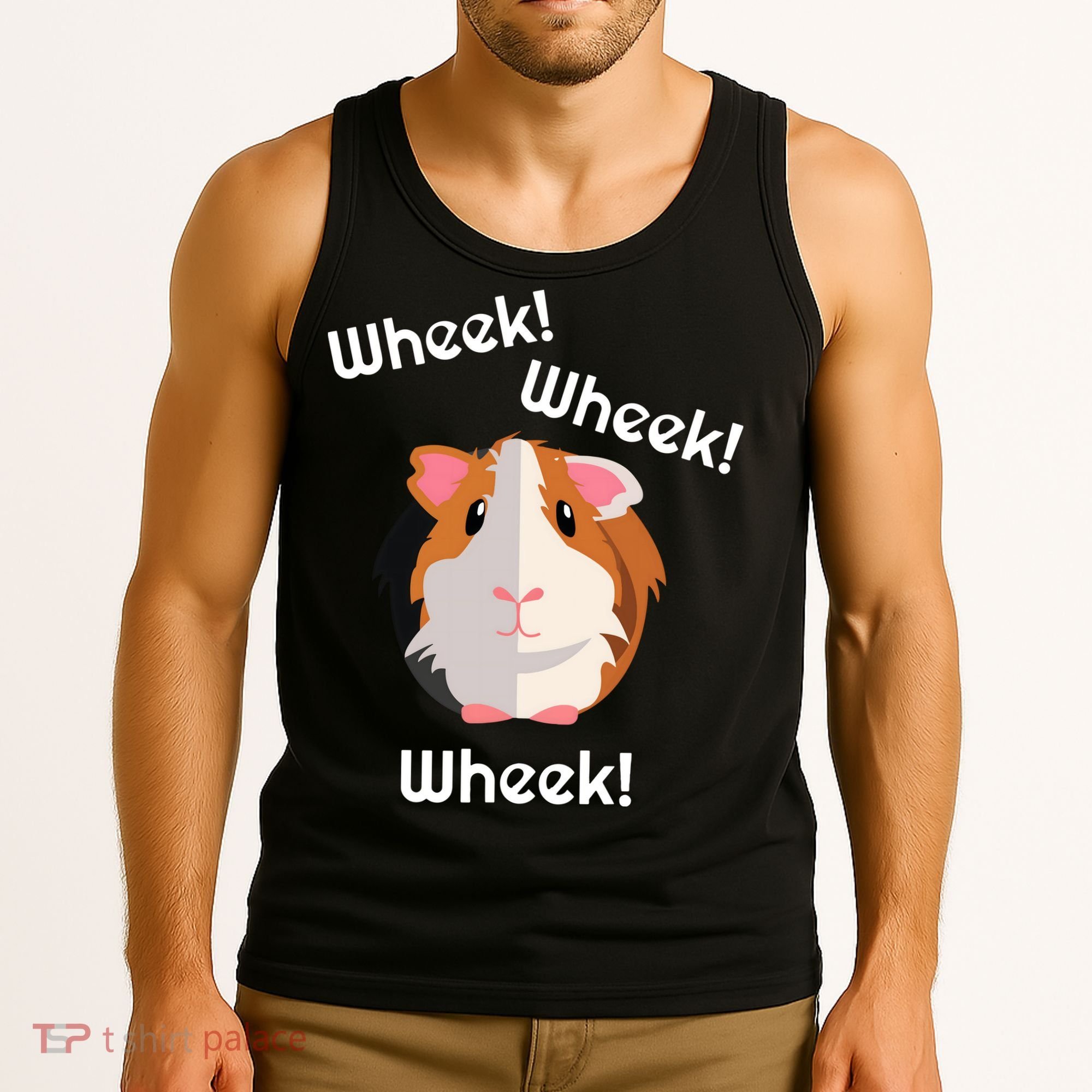 Cute Funny Wheek Guinea Pig Owner Cavy Lover Tank Top