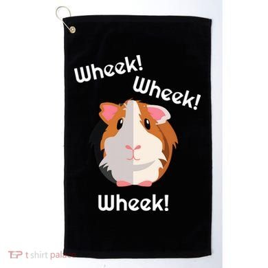 Cute Funny Wheek Guinea Pig Owner Cavy Lover Golf Towel