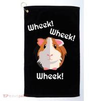Cute Funny Wheek Guinea Pig Owner Cavy Lover Golf Towel thumb 0