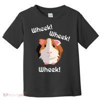 Cute Funny Wheek Guinea Pig Owner Cavy Lover Toddler T-Shirt thumb 0