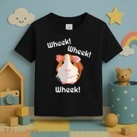 Cute Funny Wheek Guinea Pig Owner Cavy Lover Toddler T-Shirt thumb 3