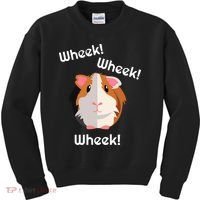 Cute Funny Wheek Guinea Pig Owner Cavy Lover Kids Sweatshirt thumb 0