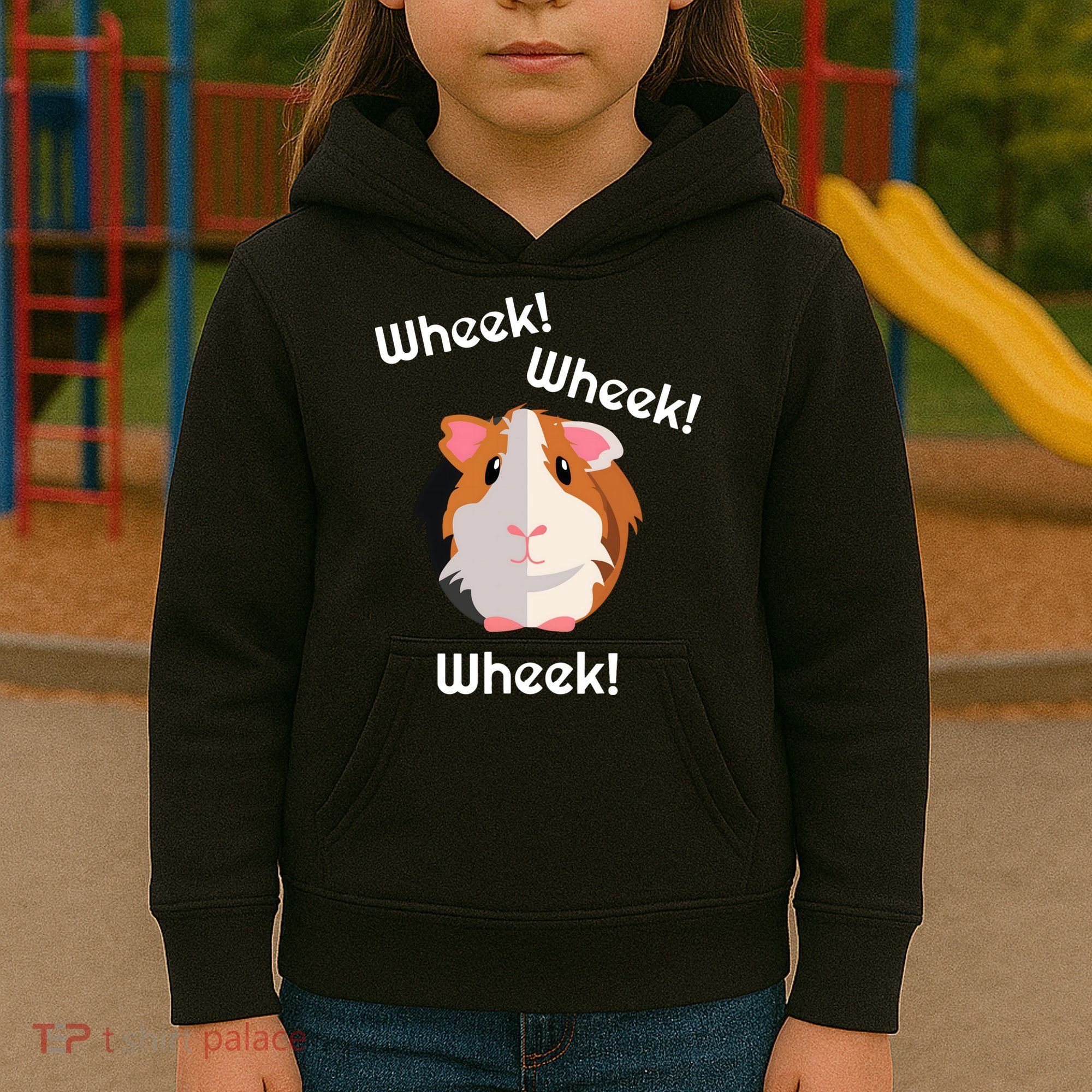 Cute Funny Wheek Guinea Pig Owner Cavy Lover Kids Hoodie