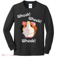 Cute Funny Wheek Guinea Pig Owner Cavy Lover Kids Long Sleeve Shirt thumb 0