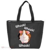 Cute Funny Wheek Guinea Pig Owner Cavy Lover Tote Bag thumb 0