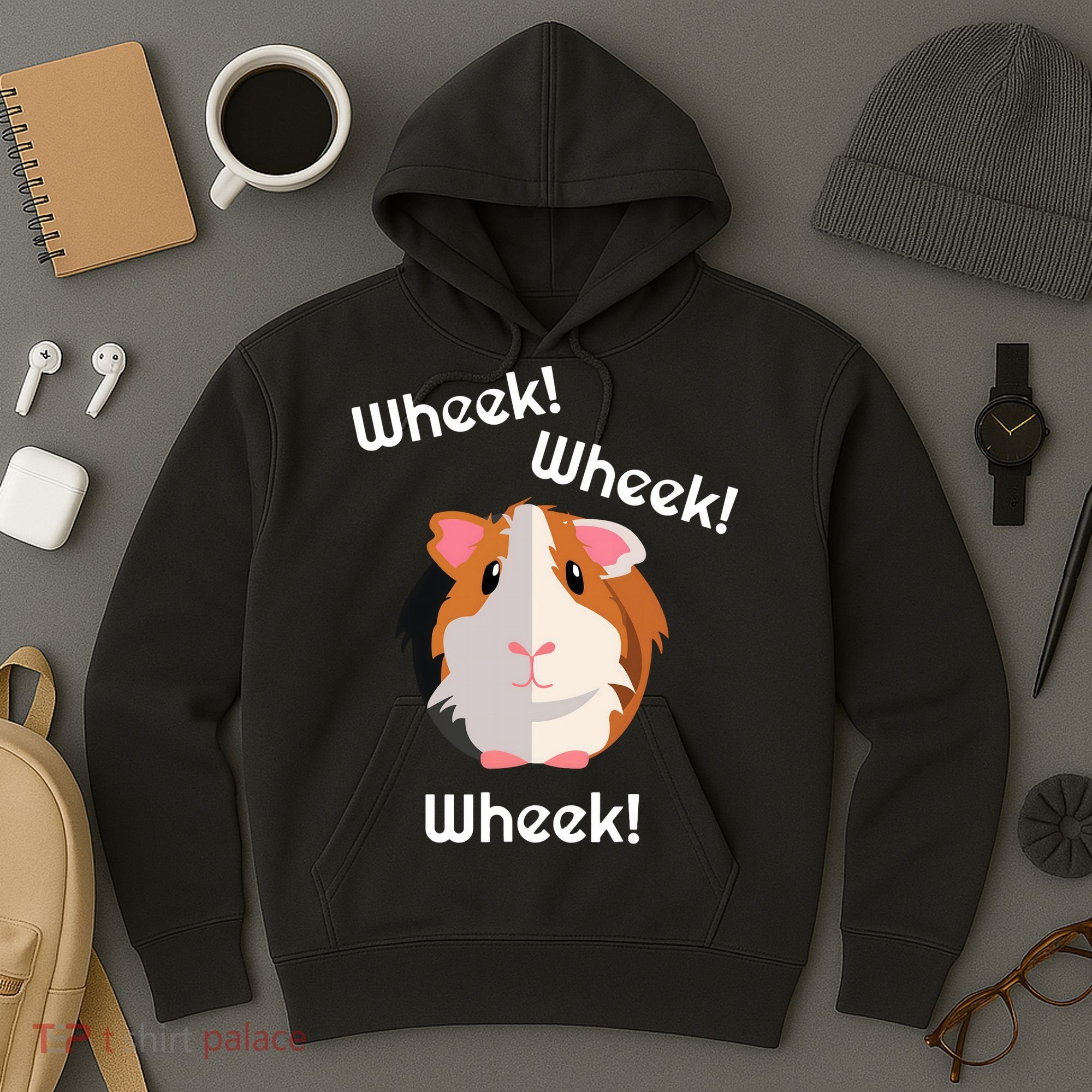 Cute Funny Wheek Guinea Pig Owner Cavy Lover Hoodie