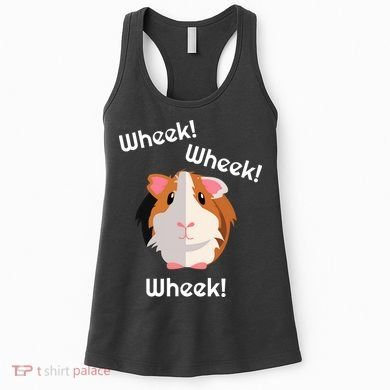 Cute Funny Wheek Guinea Pig Owner Cavy Lover Women's Tank Top