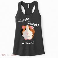 Cute Funny Wheek Guinea Pig Owner Cavy Lover Women's Tank Top thumb 0