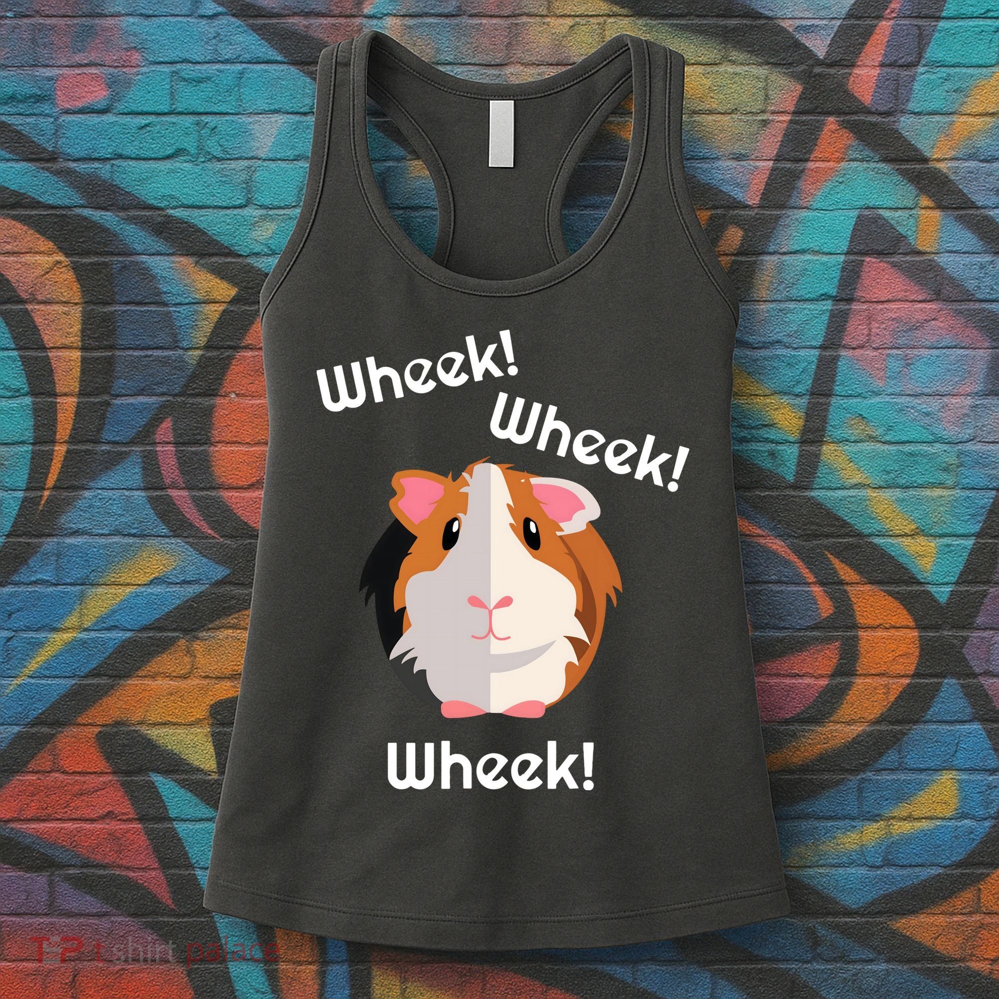 Cute Funny Wheek Guinea Pig Owner Cavy Lover Women's Tank Top
