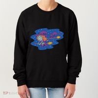 Cute Flying Witch Women's Sweatshirt thumb 0