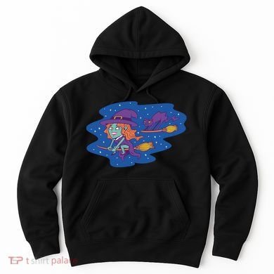 Cute Flying Witch Hoodie